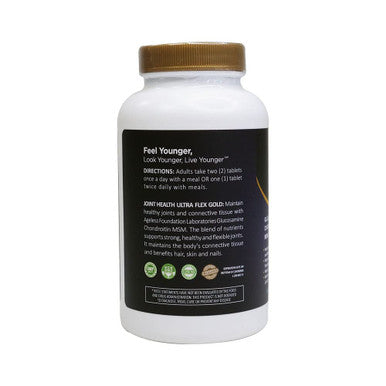 Ageless Ultra Flex Gold Joint Health Glucosamine & Chondroitin with MSM120 Table 60 Servingsts