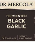 Dr. Mercola Fermented Black Garlic Dietary Supplement, 30 Servings (60 Capsules), Supports Immune Health and Blood Pressure Health, Non GMO, Soy-, Gluten