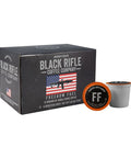 Black Rifle Coffee Company dom Fuel (Dark Roast Coffee Pods) Single Serve Pods Dark And Bold Flavor Helps Supports Veterans And First Responders 12 Count