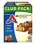 Atkins Snack Bar Caramel Chocolate Nut Roll Keto Friendly (20 Ct.) 31 Ounce