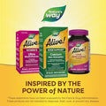 Nature'S Way Alive Calcium Max Absorption, Bone Support, Plant Source Calcium, Vitamin D3 & K2, Magnesium, 120 Tablets (Packaging May Vary)
