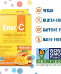 Enerc Multivitamin Drink Mix Vitamin Packets For Water Electrolytes Powder Packets Vitamin Drink Mix Hydration Liquid Mix Immune Booster For Adults Healthy Energy Peach Mango 60 Count