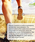 Irwin Naturals Oneperday Mega B12 1500Mcg High Potency Methylcobalamin Vitamin Fast Enhanced Absorption With Mct + Asian Ginseng Natural Energy Boost 60 Liquid Softgels