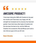 Blonyx HMB+Creatine - Improves Strength, Power, Lean Body Mass, Recovery - 30-Day Supply