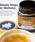 Flora - MÃƒâ€žÃ‚Ânuka Honey MGO 515+/15+ UMF, New Zealand Honey, 100% Traceable MGO,Natural Healing, Sore Throat Relief, Aids Digestion, 8.8-oz. Jar