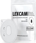 Dexcom G6 Adhesive Patches, Pack of 20, Lexcam Waterproof CGM Overpatch, Color Clear, Sensor is NOT Included