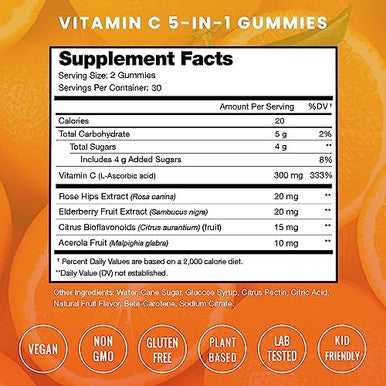 Nutrachamps Biotin Gummies And (2Pack) Vitamin C Gummies Bundle