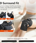 Emicool Cordless Knee Massager With Heat Vibration Heated Electric Knee Brace Massager For Pain Relief Muscle Relaxation 3 In 1 Knee Warmers Wrap For Shoulder Leg Elbow 4 Motors Christmas s For Dad Mom