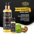 SubSugar Monk Fruit Drops Pure Liquid Monk Fruit Sweetener, No Erythritol Sugar Alternative, Concentrated Syrup, Zero Calorie, Sugar-Free for Keto, Coffee, Tea, Food, Kosher, Non-GMO (8 oz)