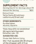 Yerba Santa A120 (2pcs) Alcohol Herbal Extract Tincture, Concentrated Liquid Drops Natural Yerba Santa (Eriodictyon Californicum) Dried Leaf (2x4 fl oz)