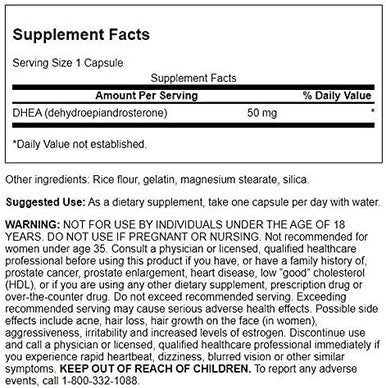 Swanson DHEA - Natural Supplement to Support Healthy Aging - Supports Hormone Balance and Immune Support - Helps Maintain Energy and Drive - (120 Capsules 50mg Each) 2 Pack