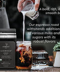 Lifeboost Organic Espresso Beans Whole USDA Organic Low Acid Mold Free Dark Roast Coffee Whole Bean Single Origin High Caffeine Arabica 12 oz Bag