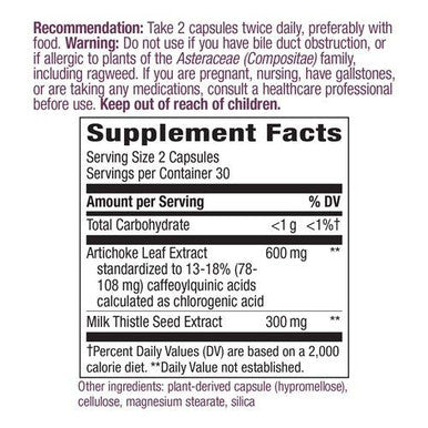 Nature'S Way Artichoke, 60 Capsules (Pack Of 2)