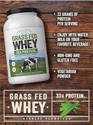 Carlyle Grass Fed Whey Protein Powder 33G
