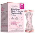 Neocell Creatine Collagen Powder 20 Stick Packs With Multi Collagen Peptides Plus L-Taurine Unflavored Hair Skin And Nails Supplement