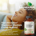 Futurebiotics Magnesium Glycinate 200 Mg Per Serving Chelated For High Absorption Gentle On Stomach Nongmo 60 Vegetarian Capsules