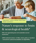 Gaia Herbs Lion'S Mane Mushroom Brain & Nerve Health Support 40 Vegan Capsules