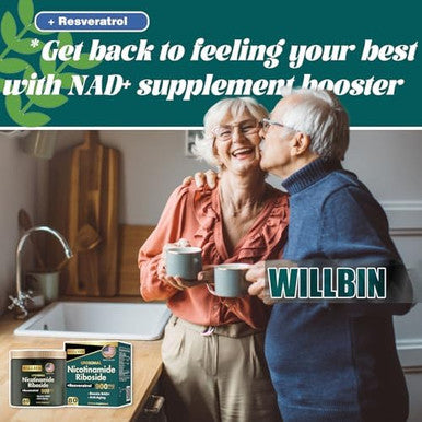 Nad+ Supplement - Liposomal Nicotinamide Riboside, Resveratrol, Quercetin High Purity Nad Supplement For Anti-Aging, Energy, Focus - 80 Capsules (40 Serving)