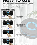 Pawfan Tens Black Unit With 2 PadsEms Microcurrent Mini Massager MachineLow Frequency Multi Function Physiotherapy Instrument Muscle StimulatorFull Body Pain Relief Therapy Device