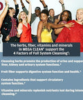 Detoxify Mega Clean Herbal Cleanse " Tropical " 32 Oz " Professionally Formulated Herbal Detox Drink " Enhanced With Milk Thistle Ginseng Root & Guarana Seed " Plus Sticker