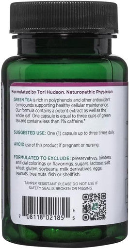 Vitanica Green Tea Extract Supplement 330mg 45% EGCG 98% Polyphenols and 80% Catechins Energy Antioxidant and Immune Support Vegan 60 Capsules