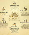 KOORA Marri Honey TA 25+ (MGO 1197+ Manuka Honey Rating Equiv.) Low GI, Raw Medicinal Honey for Daily Health & Immune Support, from the Ancient Wild Forests of Western Australia, 8.8 oz
