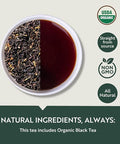 Luxmi Estates - Tale of Two Estates - Organic English Breakfast Tea 90 Tea Bags (15 ct x 6 Pack) | Made with Organic Darjeeling & Assam Tea from India | Smooth Flavorful Robust and Caffeinated