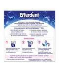 Efferdent Denture Cleanser Tablets, Complete Clean, Cleanser for Retainer and Dental Appliances, 44 Count