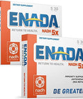 Enada 5Mg Nadh Supplement (Reduced Nad) More Efficient Than Nmn Natural Energy Supplement That Support Immunity Dna Repair Antioxidant Serves As Energy And Memory Booster 60 Tablets