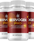 Indelo (3 Pack) Nervogen Pro Capsules Nervogen Pro For Neuropathy Capsules Nervogen Pro Advanced Formula Dietary Supplement Vitamin C Zinc Enhanced Nervogen Pro Reviews (180 Capsules)