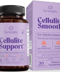 Sunergetic Premium Cellulite Supplement " Anti Cellulite Capsules For Women " Supports Skin Smoothing Smooth Legs Reduces Cellulite & Promotes Collagen Production " With Clinically Studied Melon Sod " 30 Count
