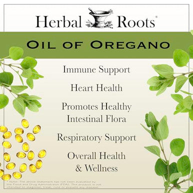 Herbal Roots Oil Of Oregano 150Mg