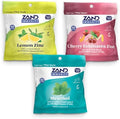 Zand Immunity Variety 3 Pack - Lemon Zinc Menthol And Cherry Ecea Zinc Throat Lozenges - Good-For-You Dry Mouth Lozenges Immune Support Supplement - Natural Flavor Vegan Gluten 50Ct Ea