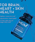 Hum Omg Omega The Great Triple Omega 3 Fish Oil Supplement With Dha Eha & Vitamin E To Support Bright & Even Skin Tone Gluten & Nongmo (60Count)