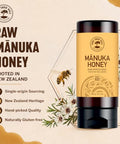 One Tree Hill New Zealand Manuka Honey, MGO 100+ Certified Raw Manuka Honey, Monofloral, 100% Pure Single-Origin, Squeeze Bottle for Toast, Yogurt, Oatmeal, Baking - 12.3 oz (350 g)