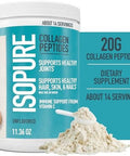 Bundle Of Isopure Unflavored Whey Protein Isolate 25G Protein Zero Carb 16 Servings 1 Pound (Packaging May Vary) + Collagen Peptides Powder 14 Servings Unflavored With Vitamin C With Biotin
