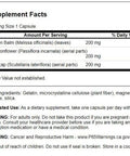 Swanson Lemon Balm Passion Flower Skullcap Complex 180 Capsules (2 Pack)