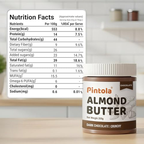 Pintola Almond Choco Spread (Crunchy) (200g)