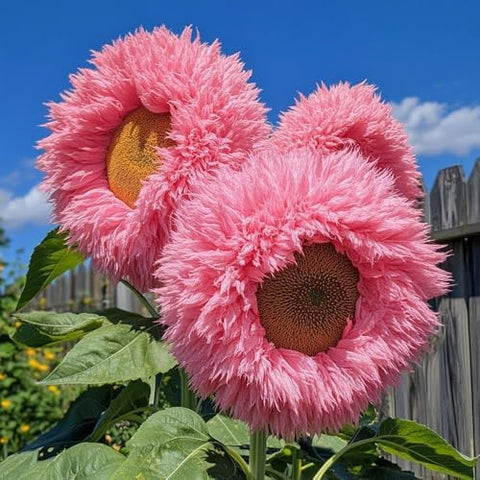 800pcs Teddy Bear Sunflower Seeds for Planting Giant Teddy Bear Sun Flower Seed Heirloom Attracts Pollinators