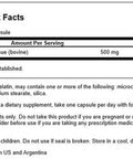 Swanson Raw Pancreas Glandular 500 Milligrams 60 Capsules