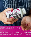 Hair Skin and Nails Supplement for Women Vibrant HSN Health and Strength with Biotin Collagen and Vitamins to Support Hair Growth Thickness and Skin Radiance 90 Capsules