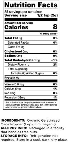 Terrasoul Superfoods Organic Gelatinized Maca Powder 16 Oz Hormone Balance Energy Boost and Superfood Smoothies with Peruvian Maca Root Gelatinized for Easy Digestion