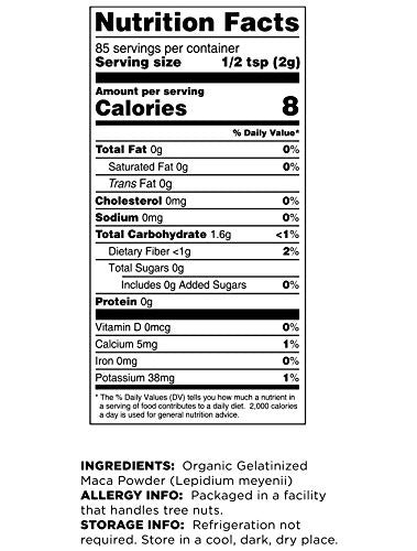 Terrasoul Superfoods Organic Gelatinized Maca Powder 16 Oz Premium Quality Supports Increased Stamina Energy Gelatinized for Easy Digestion