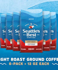 SeattleÃƒÂ¢Ã¢â€šÂ¬Ã¢â€žÂ¢s Best Coffee, Light Roast Ground Coffee, Lighthouse, 100% Arabica, 6 Bags (12 oz Each)
