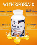 Cardiotabs Omega3 Entericcoated Fish Oil Supplements Triglyceride Form 1100 Mg Total Omega3 Fatty Acids Nondairy And Gluten Special Enteric Coated Softgels For No Fishy Burps 180 Count