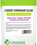 Lindens Apple Cider Vinegar 3 Pack 252 Capsules Lecithin B6 Kelp Rapid Release