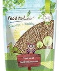 Food to Live Dry Roasted Sunflower Seed Kernels, 1 Pound Unsalted, Oven Roasted, No Oil Added, Hulled, No Shell, Vegan, Kosher, Keto. Natural Flavor. Rich in Protein and Healthy Fats. Tasty Snack