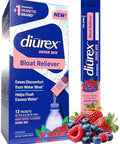 Diurex Drink Mix Diuretic Supplement Mixed Berry Flavor Bloat Relief With Diurex Proprietary Bloatrelieving Blend Single Serve 12 Pack