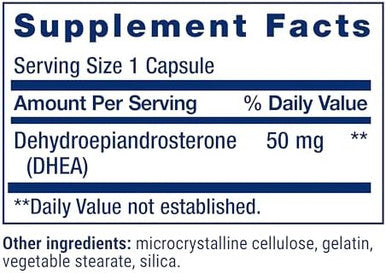 Life Extension DHEA 50 mg - 60 Capsules