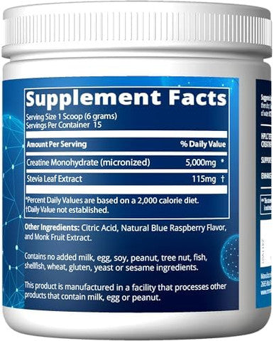 Mrm Creatine Dry Scoop Blue Raspberry